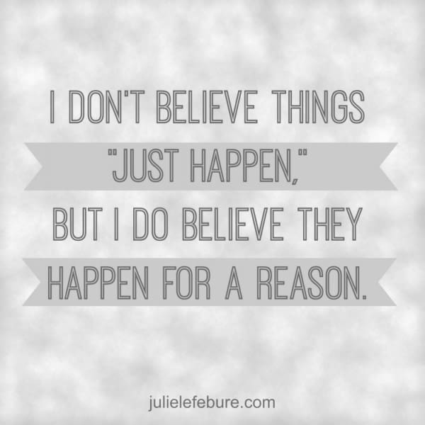 “It Just So Happened” Moments