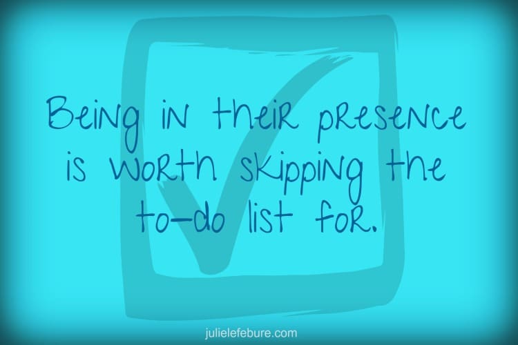 Skipping The To-Do List