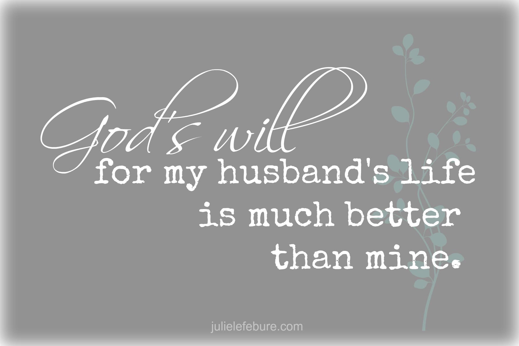 When I Stopped Trying To Change My Spouse