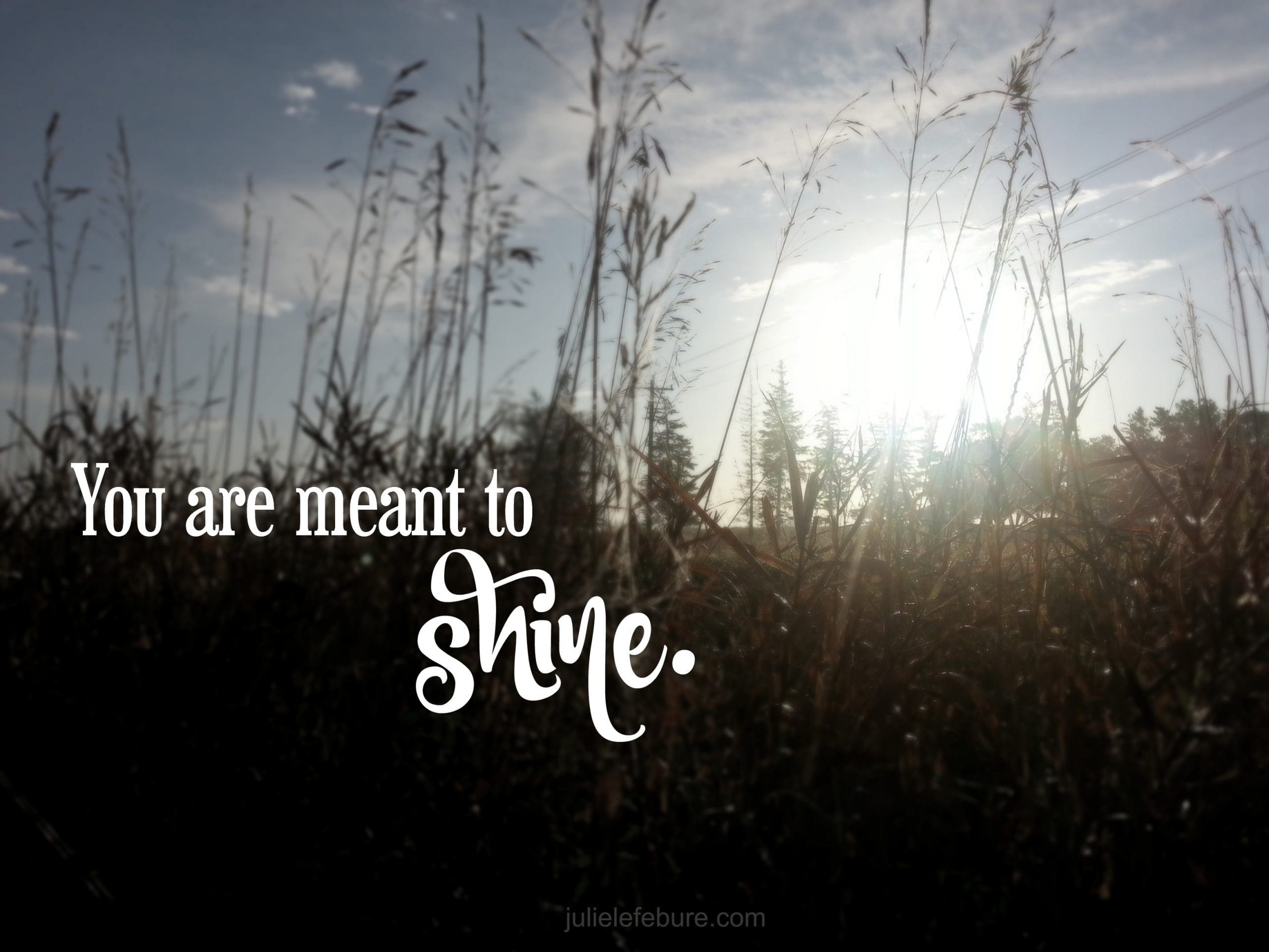 Friend, You Are Meant To Shine