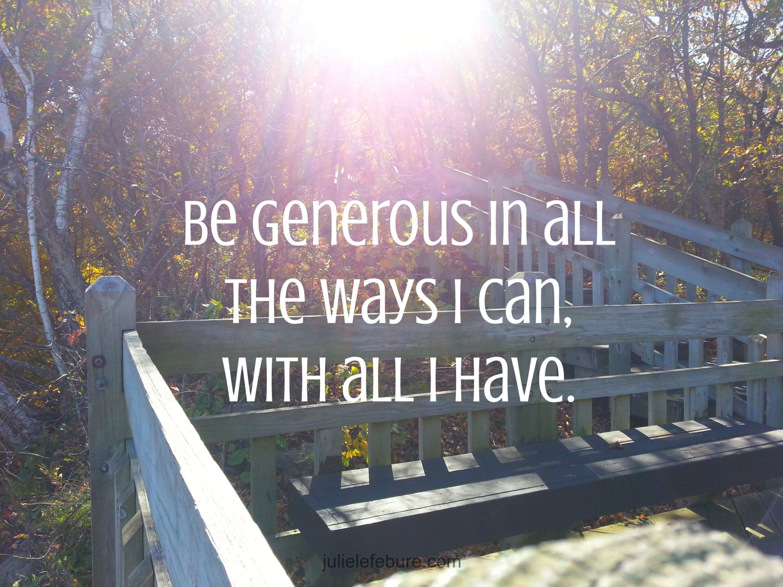 Christmas Music & A Generous Life