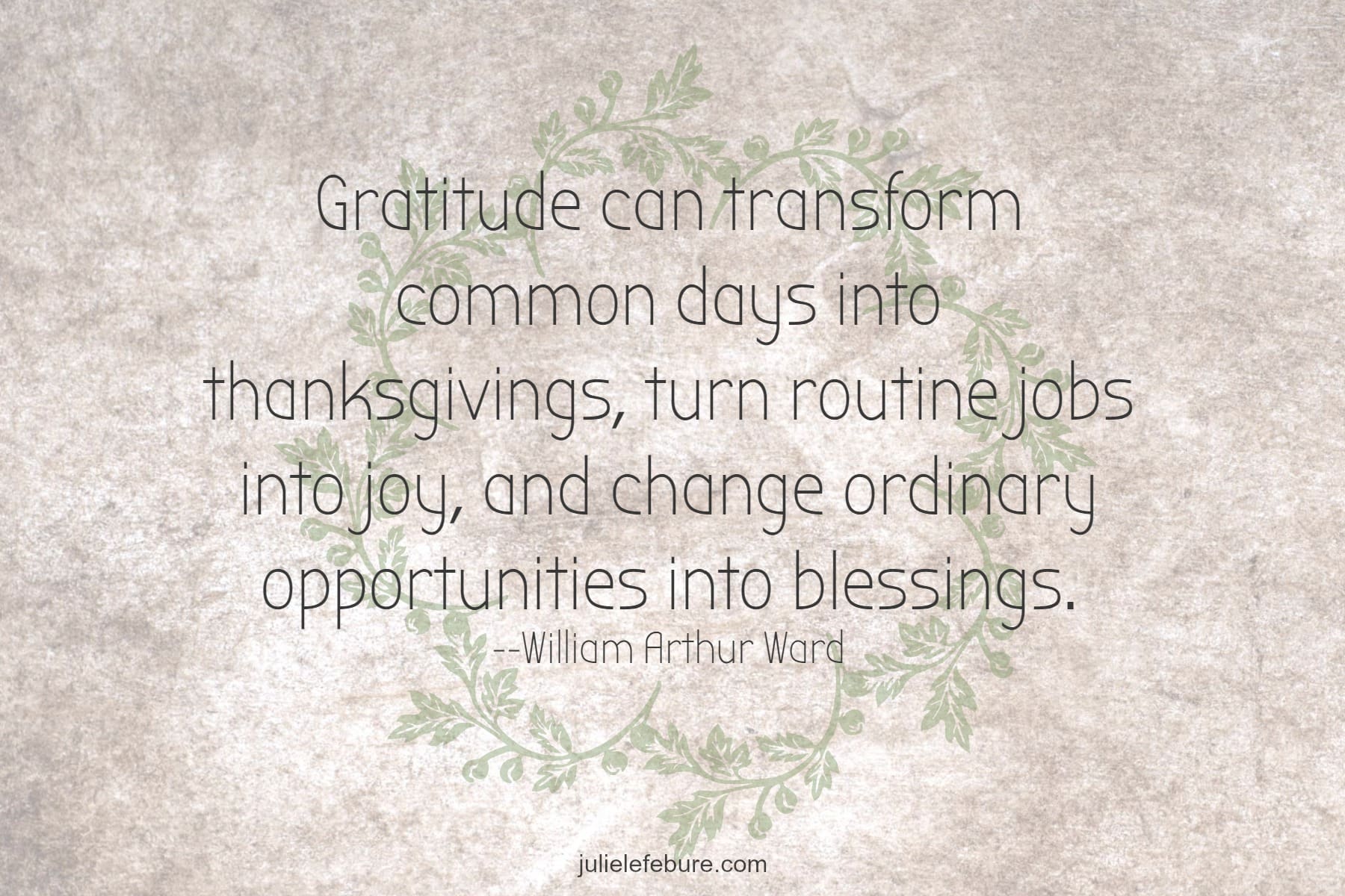 When Gratitude Becomes A Reaction