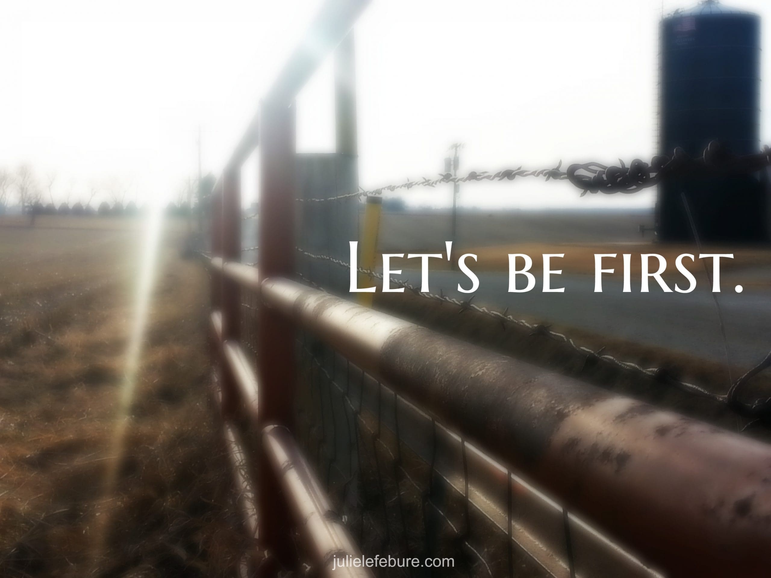 Five Minute Friday – First