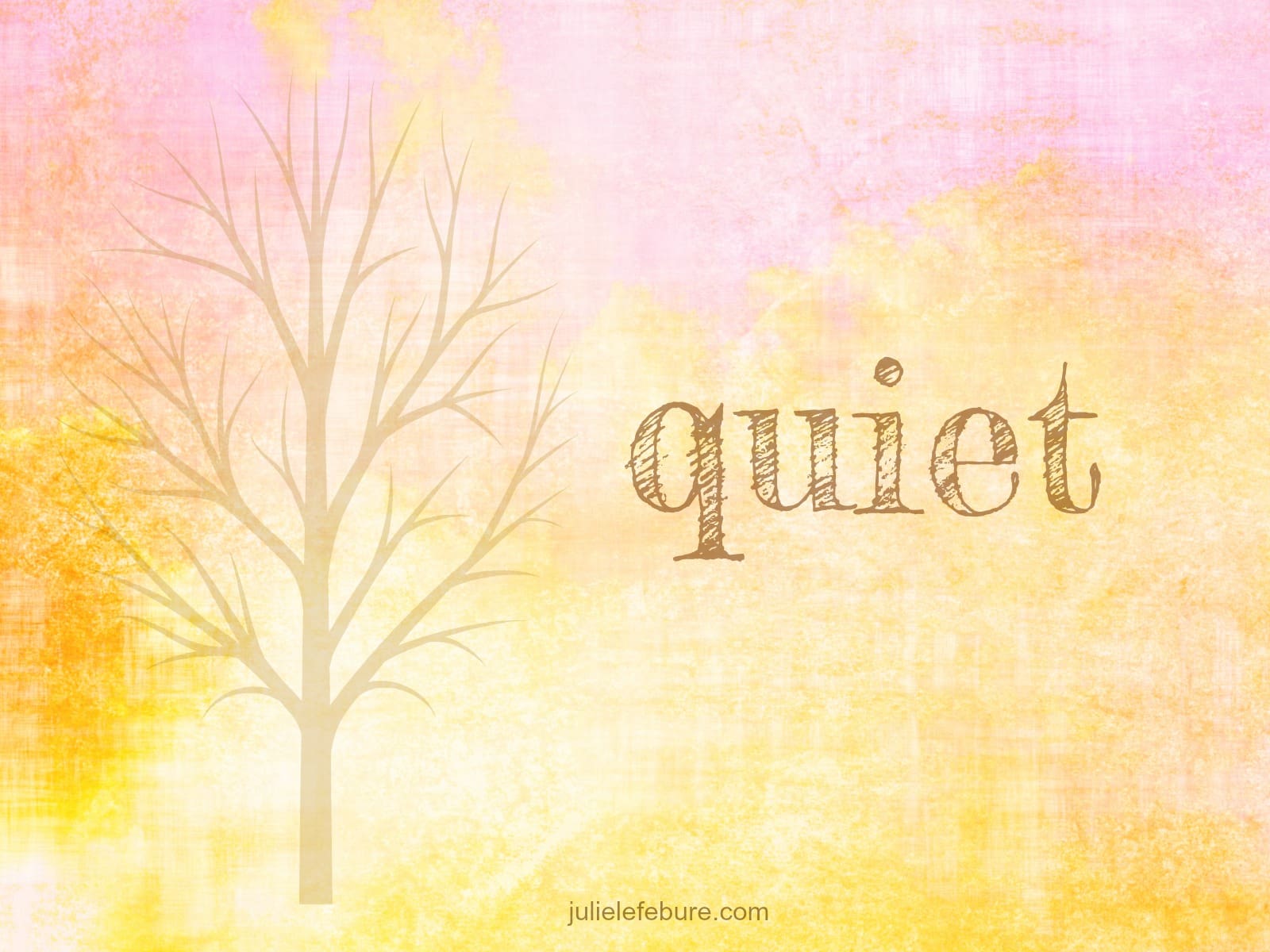 Five Minute Friday – Quiet