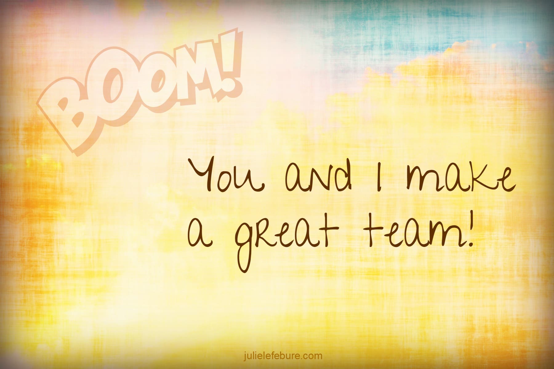 Five Minute Friday – Team