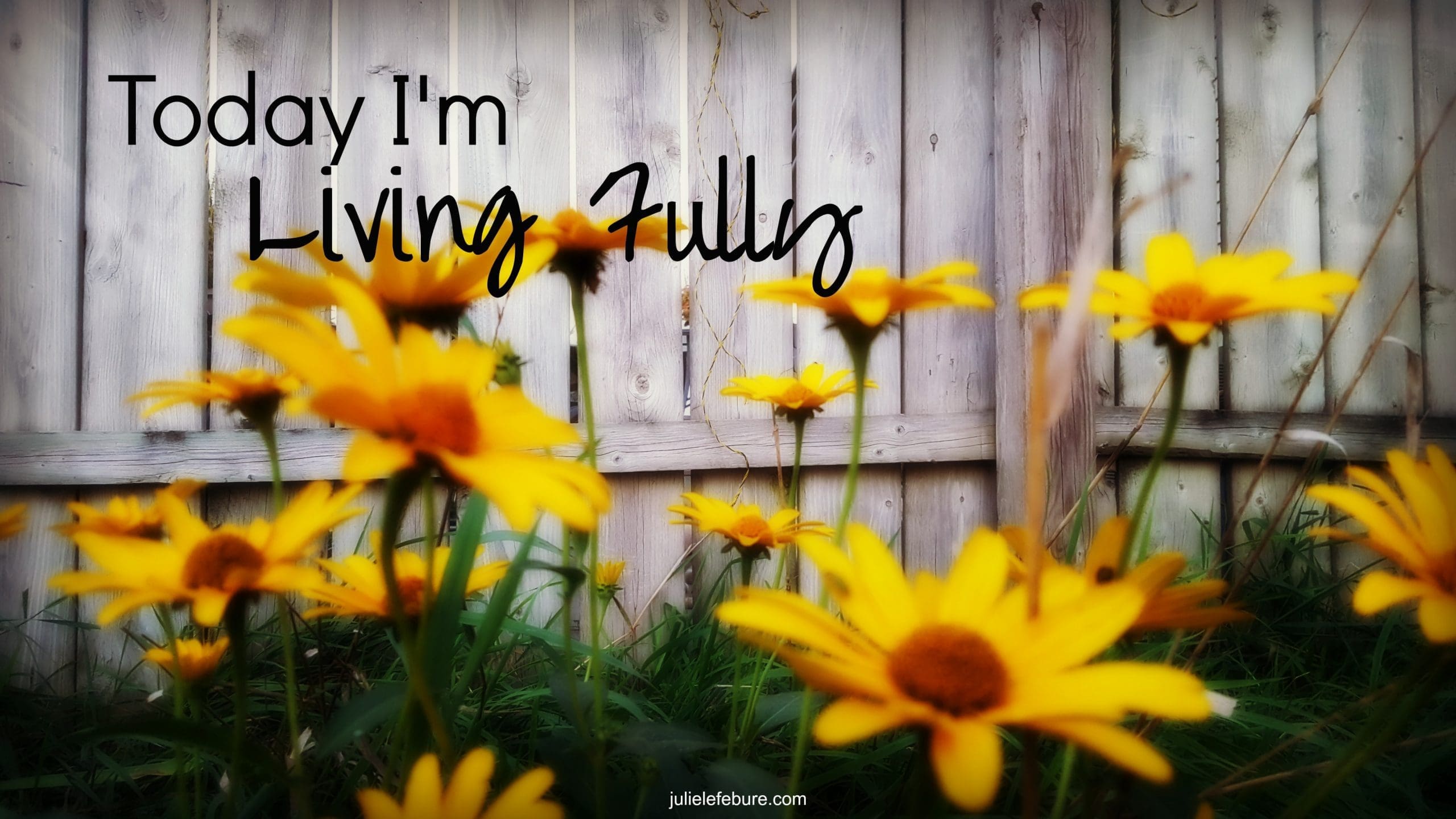 Here’s A Reminder: It’s A Great Day To Be Living Fully