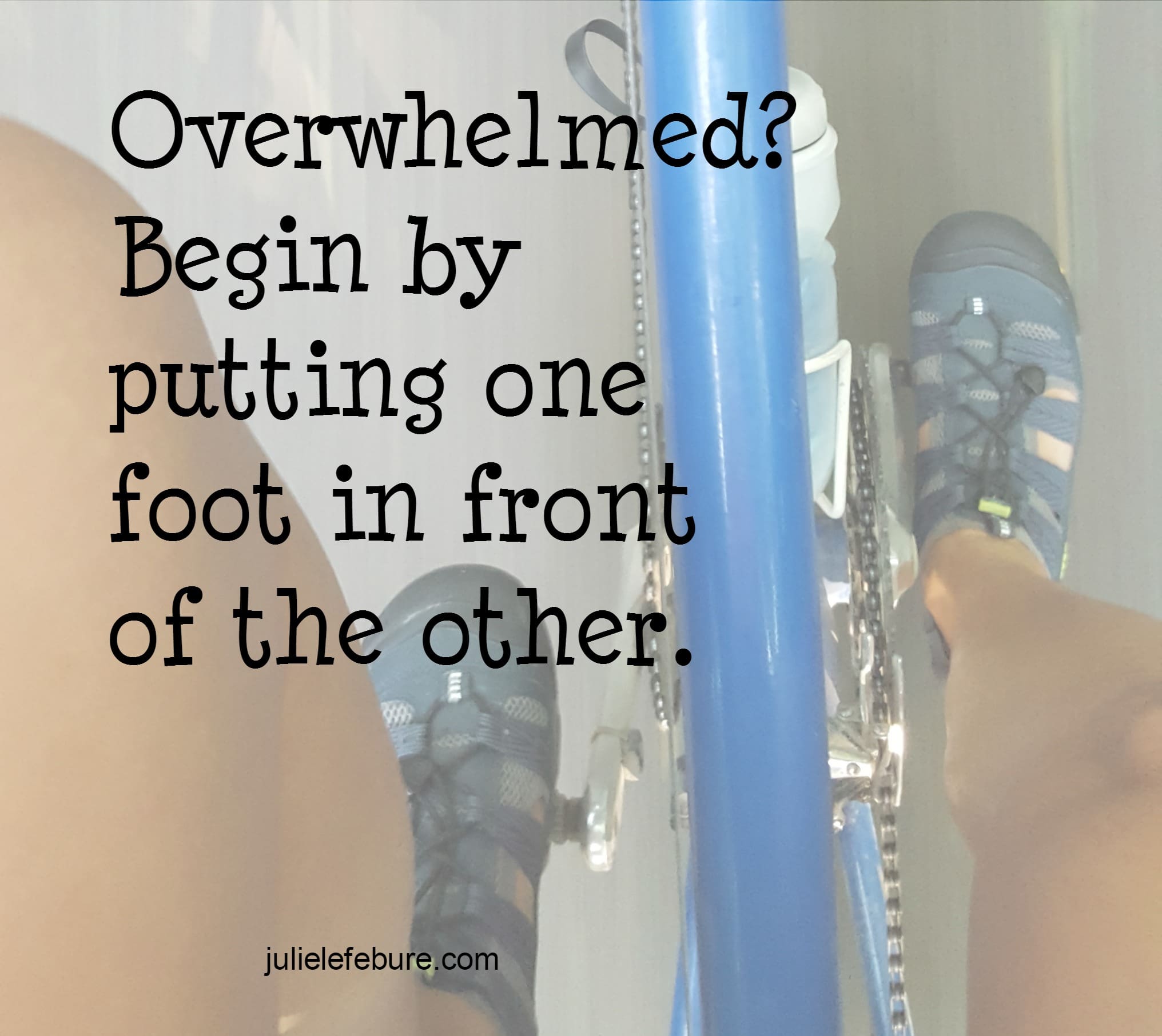 Putting One Foot In Front Of The Other