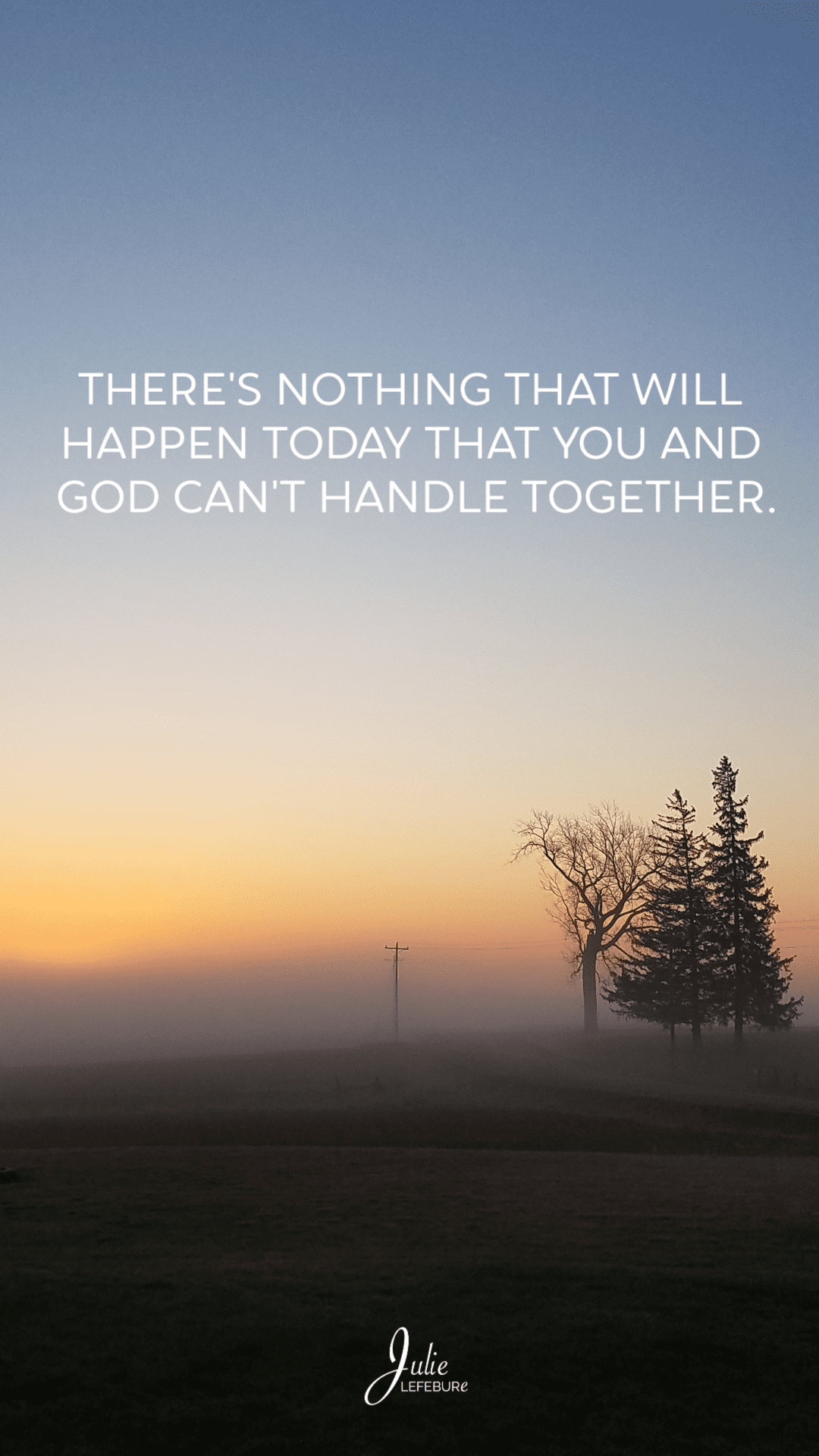 You and God lockscreen