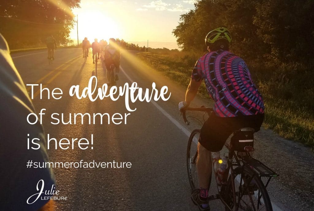 The adventure of summer is here! Join me! #summerofadventure