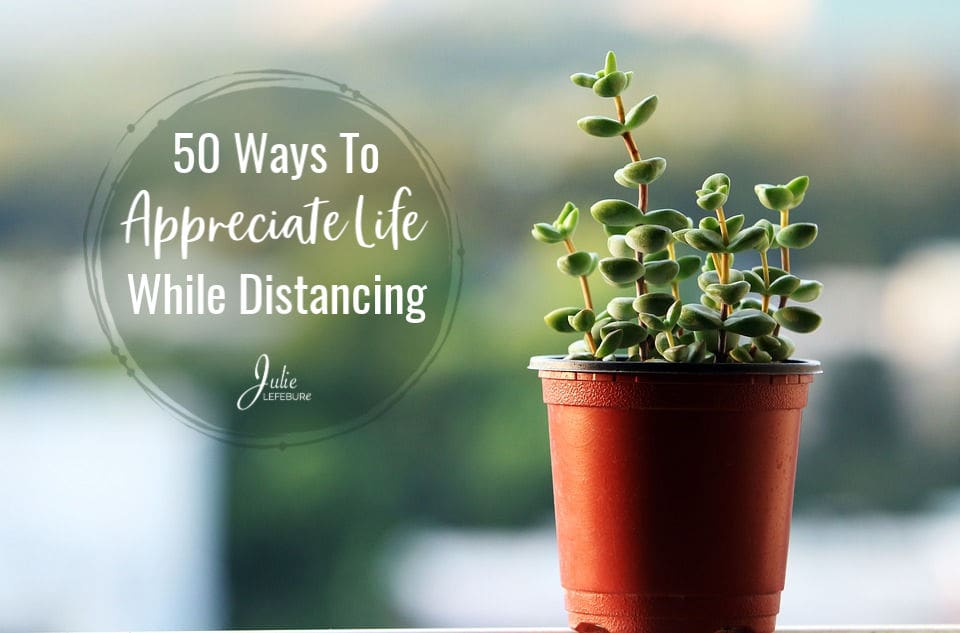 50 Ways to Appreciate Life While Distancing