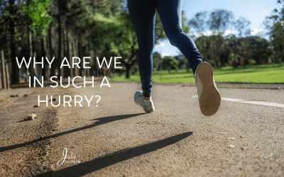 Why Are We In Such A Hurry?