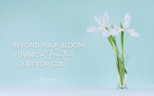 Beyond Your Bloom: Living a Fruitful Life for God