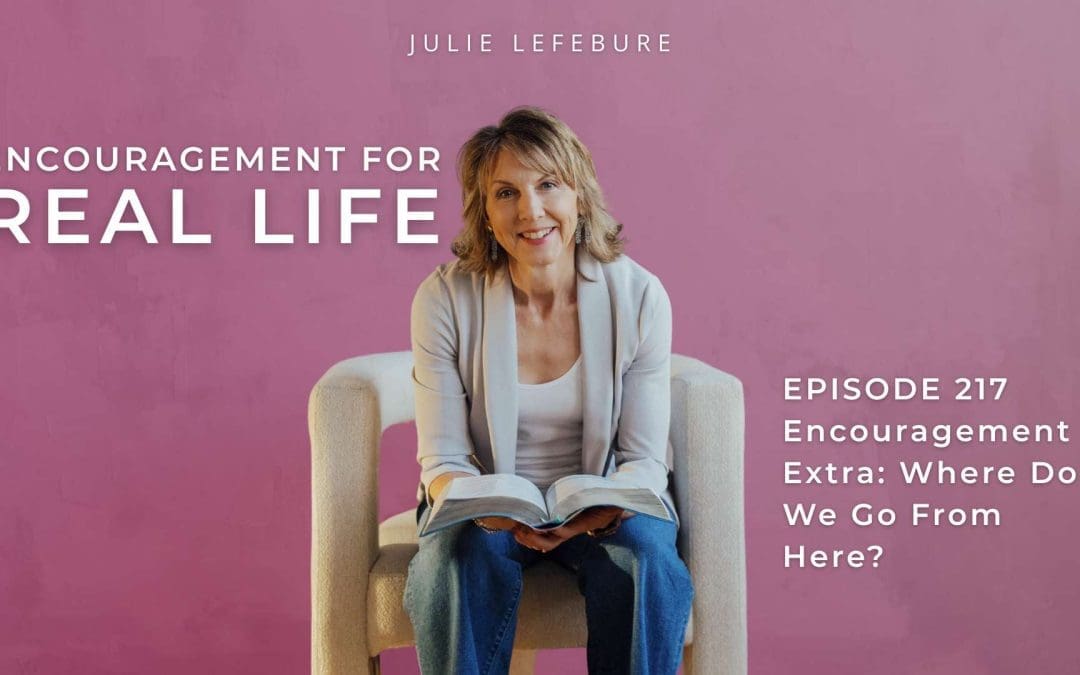 217. Encouragement Extra: Where Do We Go From Here?