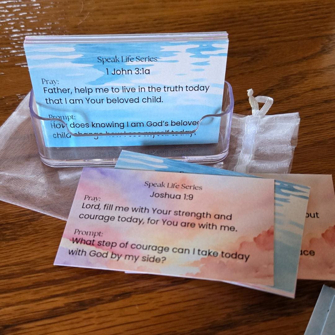 Speak Life Scripture Cards